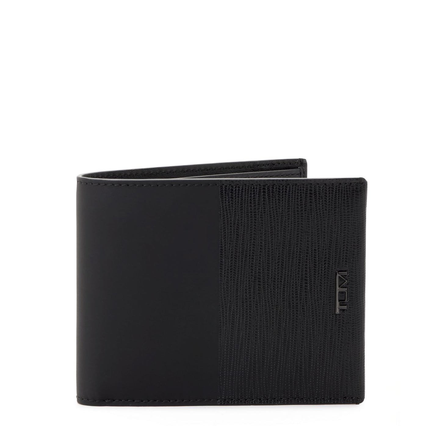 TUMI - Nassau Global Double Billfold Wallet - Card Holder Wallet for Men & Women - With ID Window - Nappa Leather Material - Black/Black