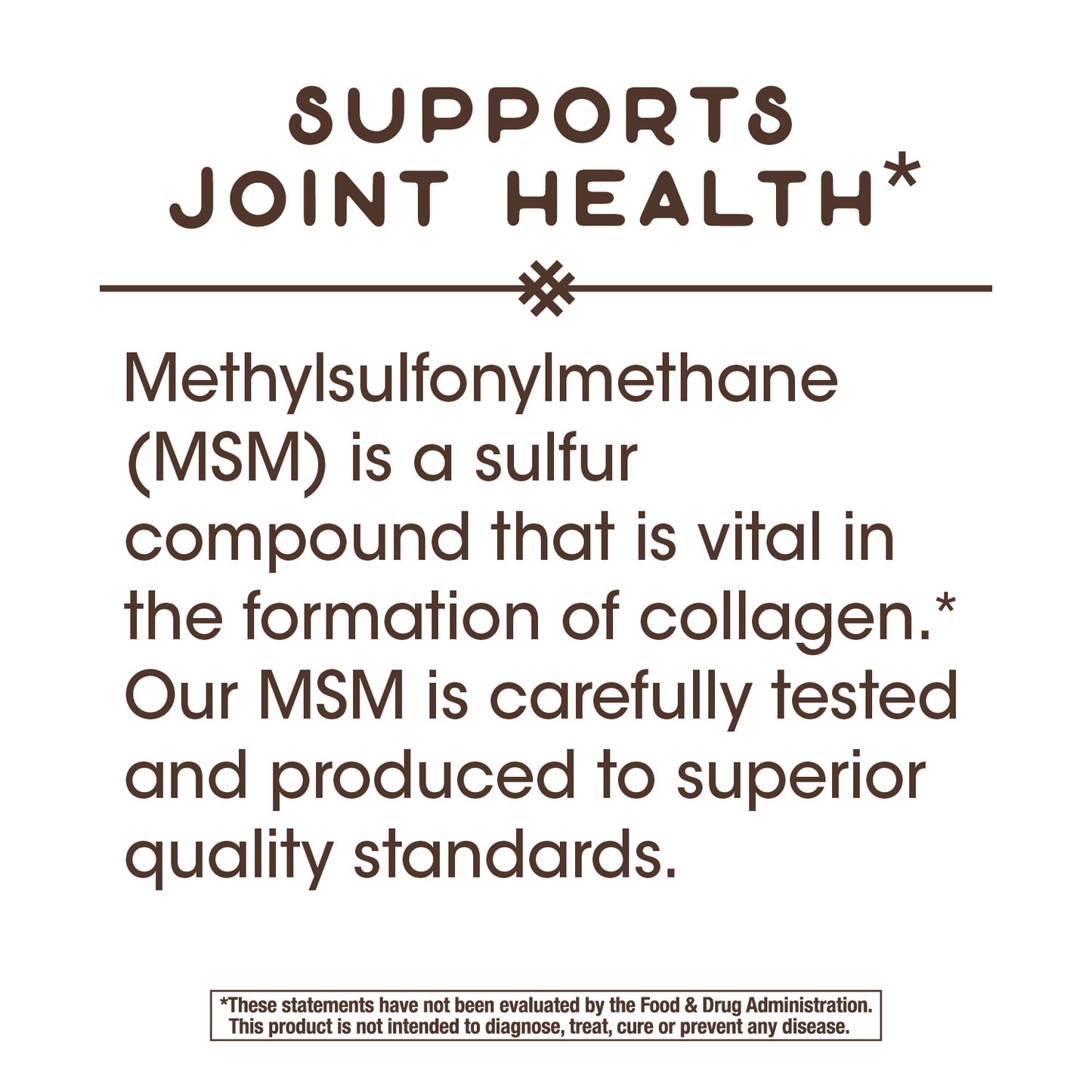 Nature's Way MSM 1000mg, 200 Tablets