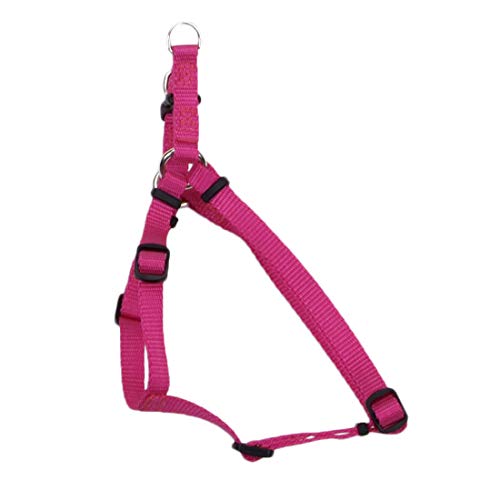 Coastal - Comfort Wrap - Adjustable Dog Harness, Pink Flamingo, 1" x 26"-38"