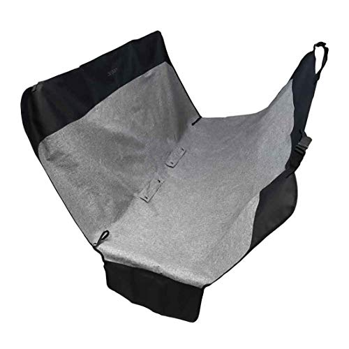 Coastal - Bergan - Auto Hammock Seat Protector, Grey/Black, 55" x 62"