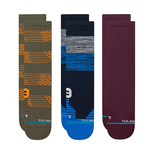 Stance Starting 3 Pack Crew Socks (Medium, Multi)