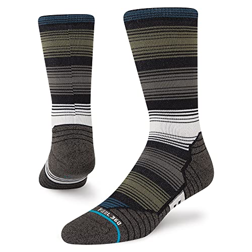 Stance Crew Caliber Socks (Medium, Black)
