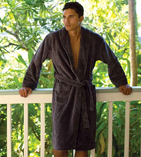 Cariloha Ultra-Plush Bamboo Bathrobe - Luxuriously Soft and Comfortable - Wicks Moisture - Eco-friendly - Unisex - Large/XLarge - White
