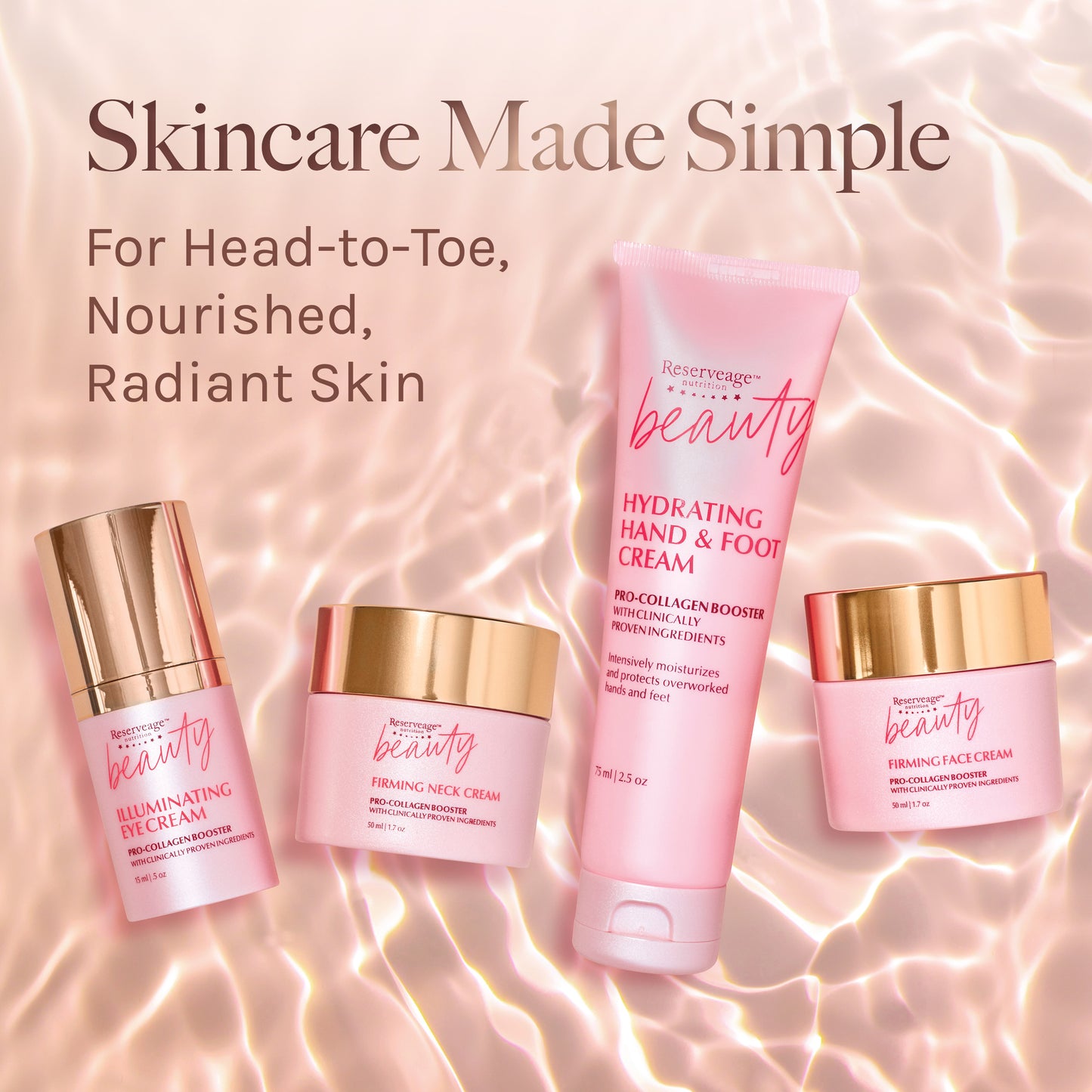 Reserveage Beauty, Firming Neck Cream with Pro-Collagen Booster, Tights, Smooths and Moisturizes with Measurable Results, 1.7 oz