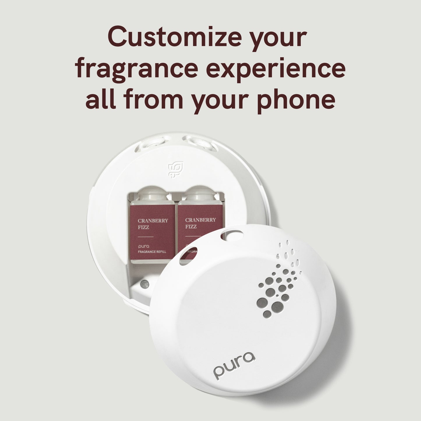 Pura - Fragrance for Smart Home Air Diffusers - Room Freshener - Aromatherapy Scents for Bedrooms & Living Rooms - Odor Eliminator - 2 Pack - Cranberry Fizz