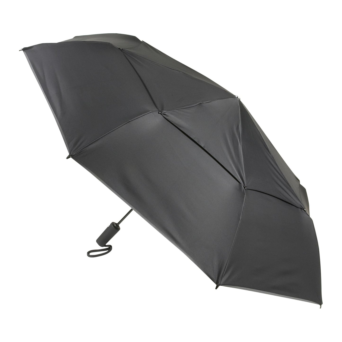 TUMI - Auto Close Umbrella - Windproof Compact Travel Umbrella - Large - Black