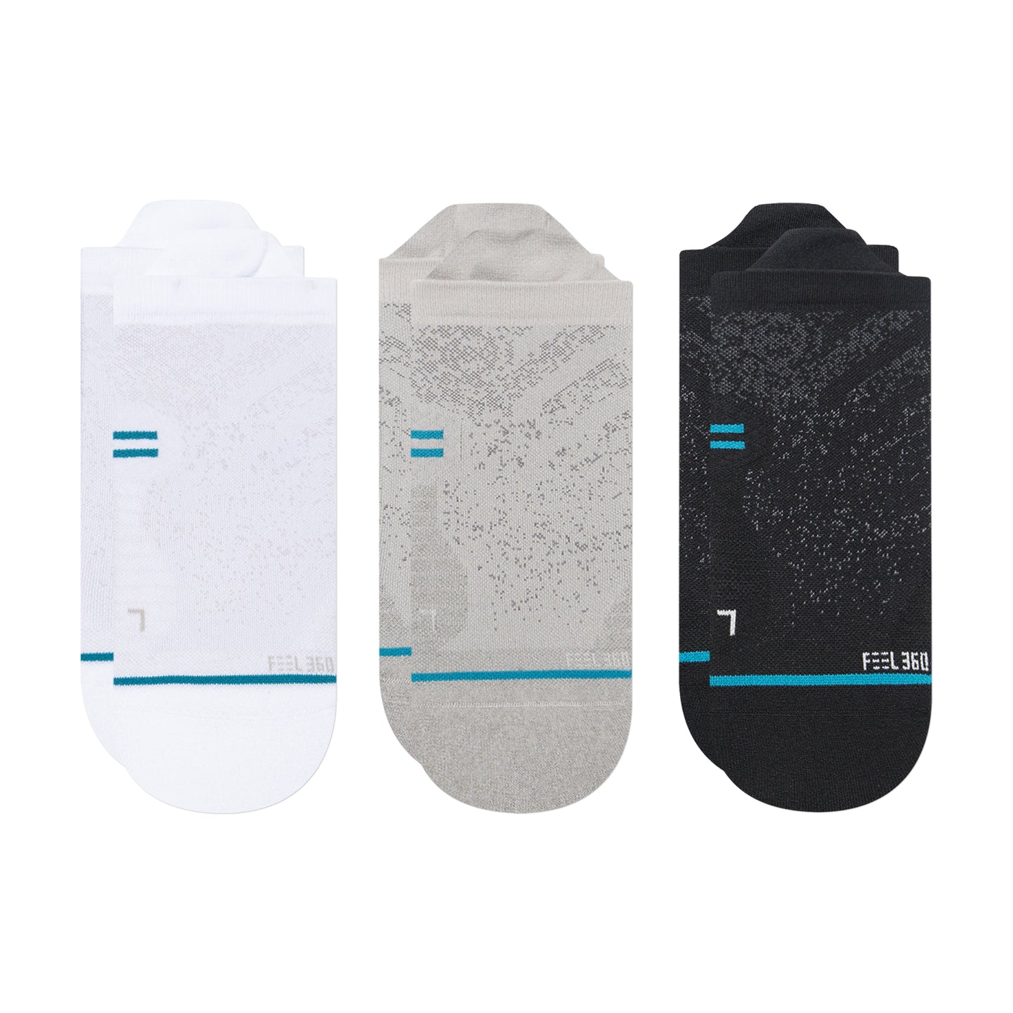 Stance Run Light Tab 3 Pack Socks (Medium, Multi)