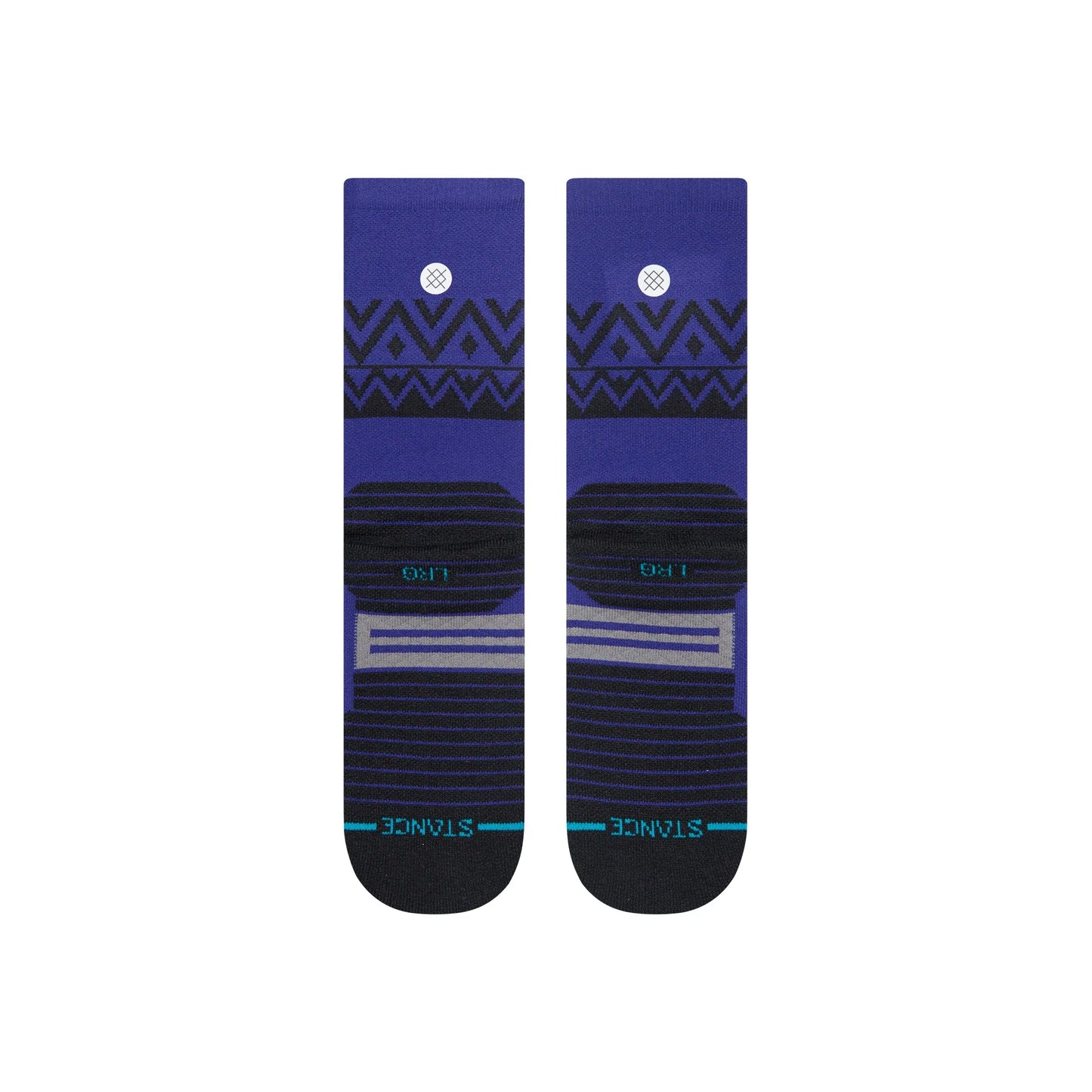 Stance The King Crew Socks (Large, Purple)
