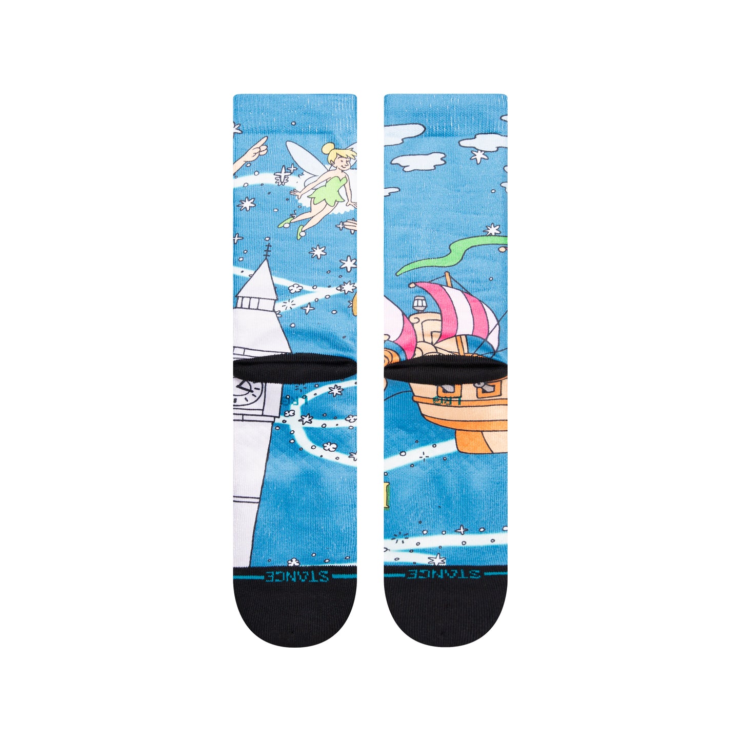 Stance Peter Pan By Travis Crew Socks (Medium, Blue)