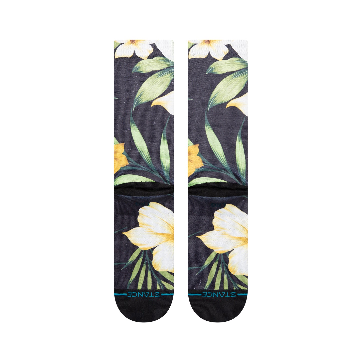 Stance Rivi Tropics Crew Socks (Small, Black)
