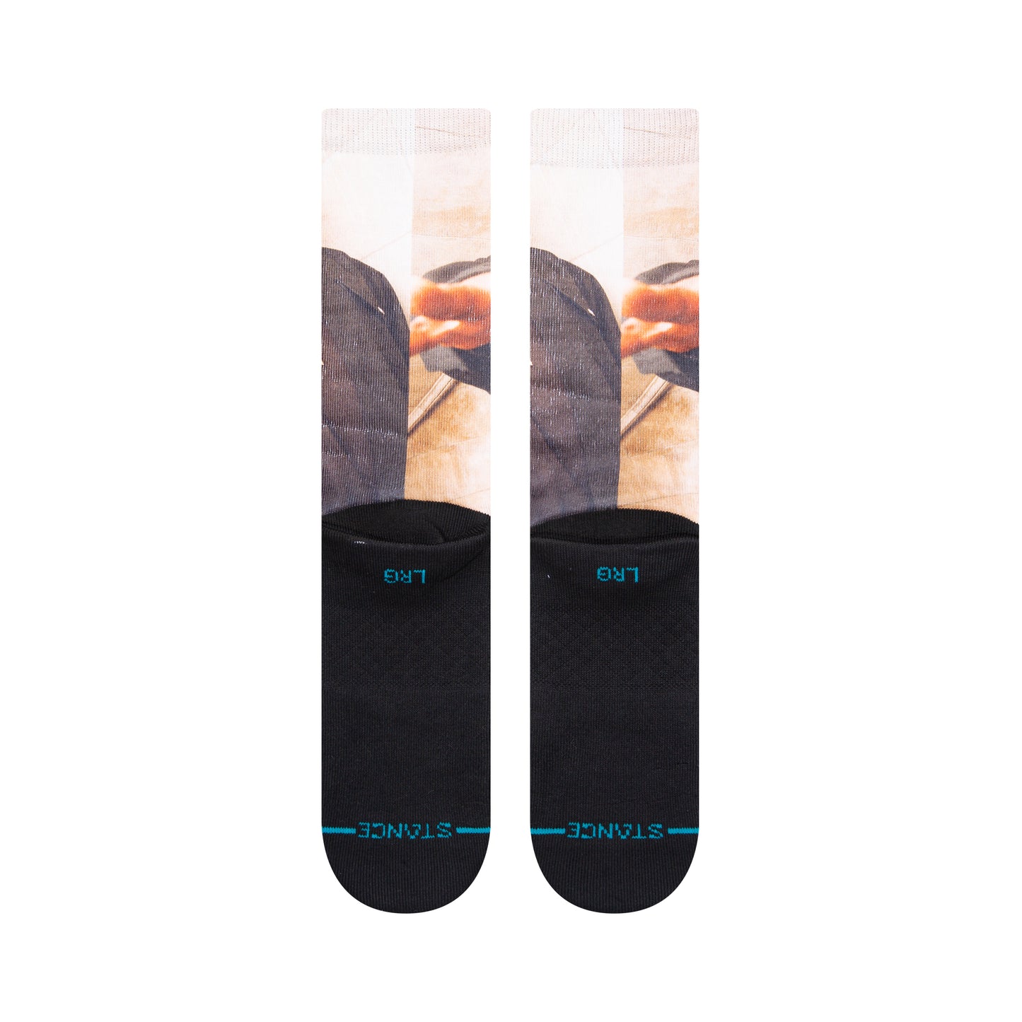 Stance The King Of Ny Crew Socks (Medium, Black)