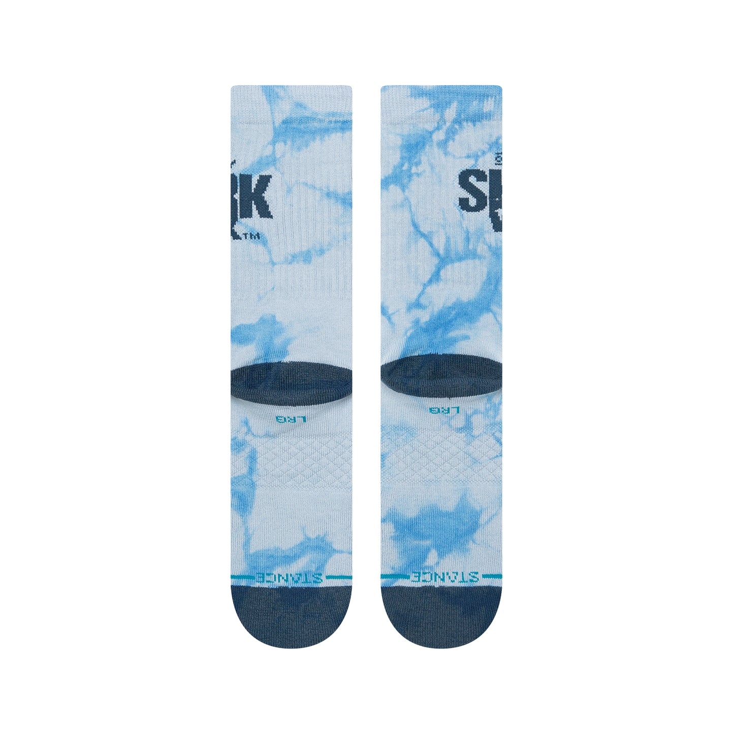 Stance Shark Week Crew Socks (Medium, Blue)