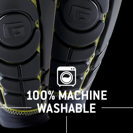 G-Form Pro-S Elite Soccer Shin Guards - Soccer Pads for Adults - Athletic Gear - Black/Yellow, X-Large