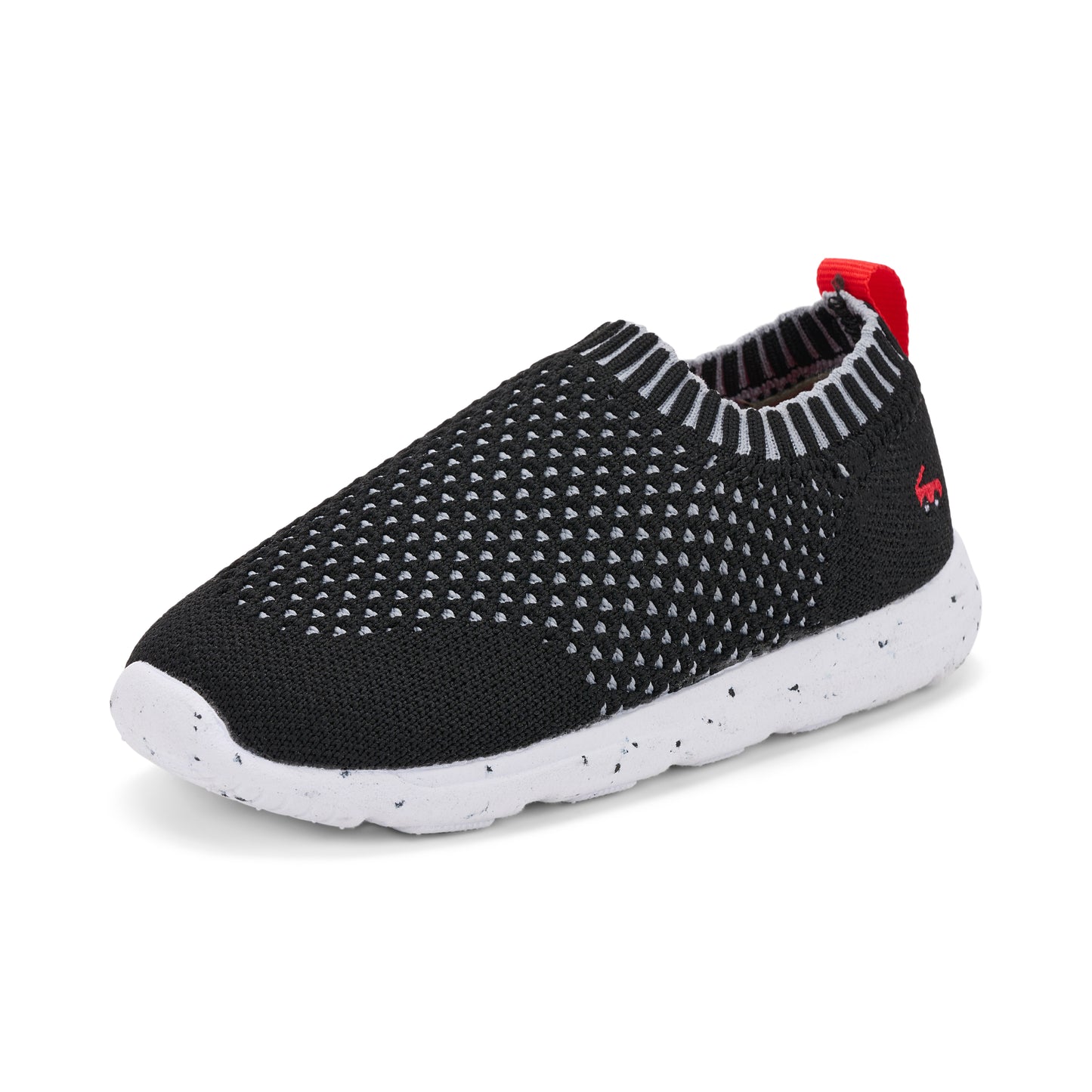 See Kai Run - Ryder Knit FlexiRun Slip-on Athletic Shoe for Little Kids, Black, Little Kid 11