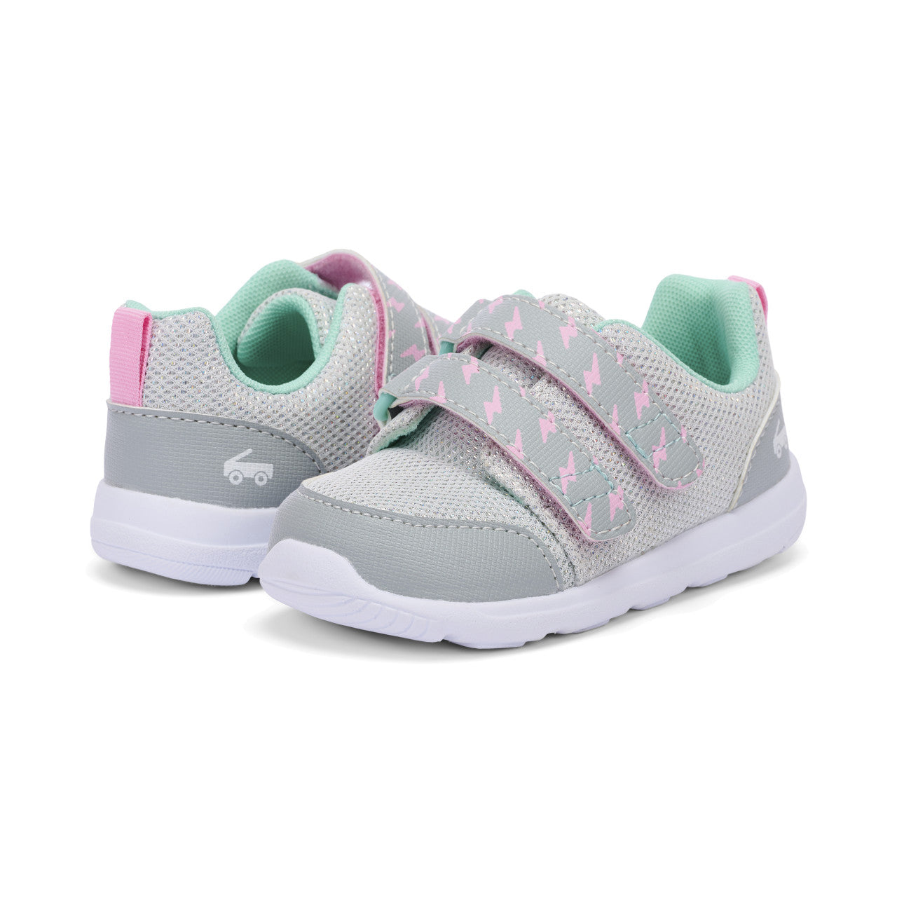 See Kai Run - Ryder Adapt FlexiRun‚Ñ¢ Adaptive Athletic Shoe for Little Kids, Silver, 11