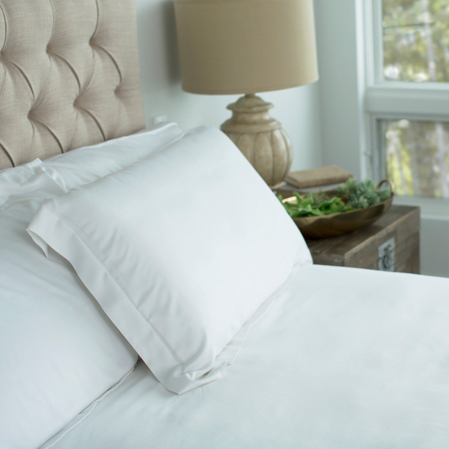 Cariloha Resort Bamboo Duvet Cover (Queen, Sateen White)