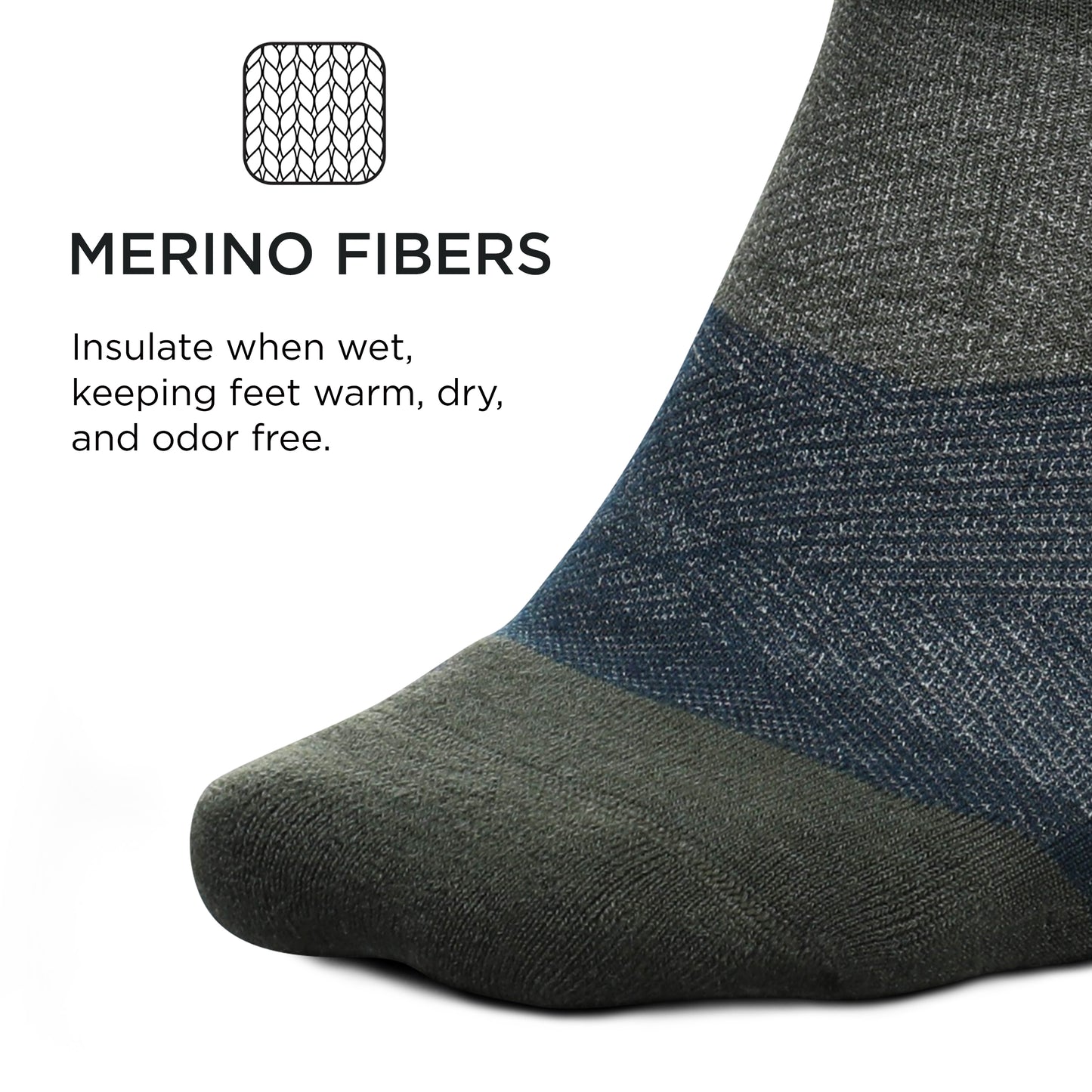 Feetures Merino 10 Ultra Light No Show Tab Sock (1 Pair) Small, Forest