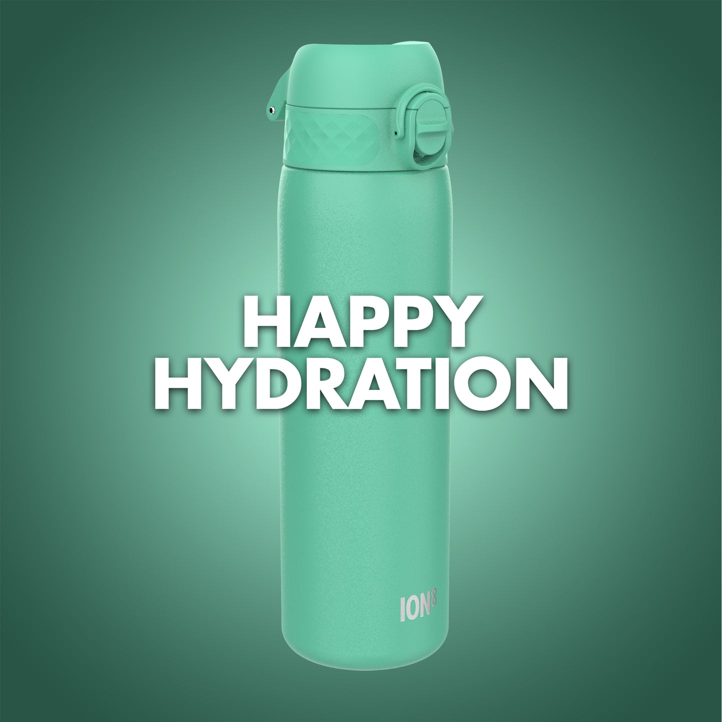 Ion8 Stainless Steel Water Bottle - Food-Safe and Odor Resistant - Fits Car Cup Holders, Backpack Pockets and More, 20 oz / 600 ml (Pack of 1) - OneTouch 2.0 - Teal 2.0
