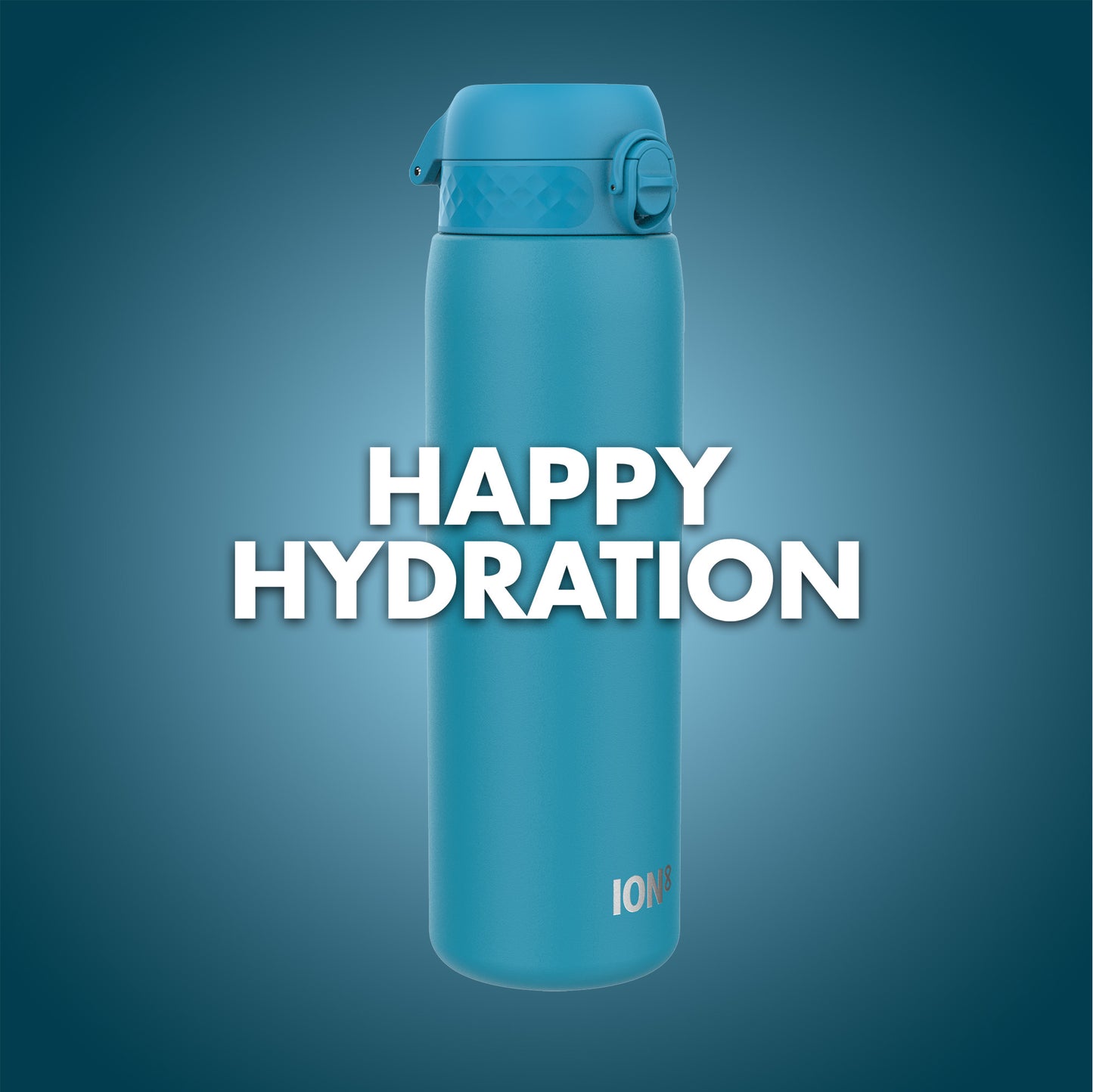 Ion8 Double Wall Stainless Steel Leakproof Water Bottle - 34 oz/1000 ml - Blue