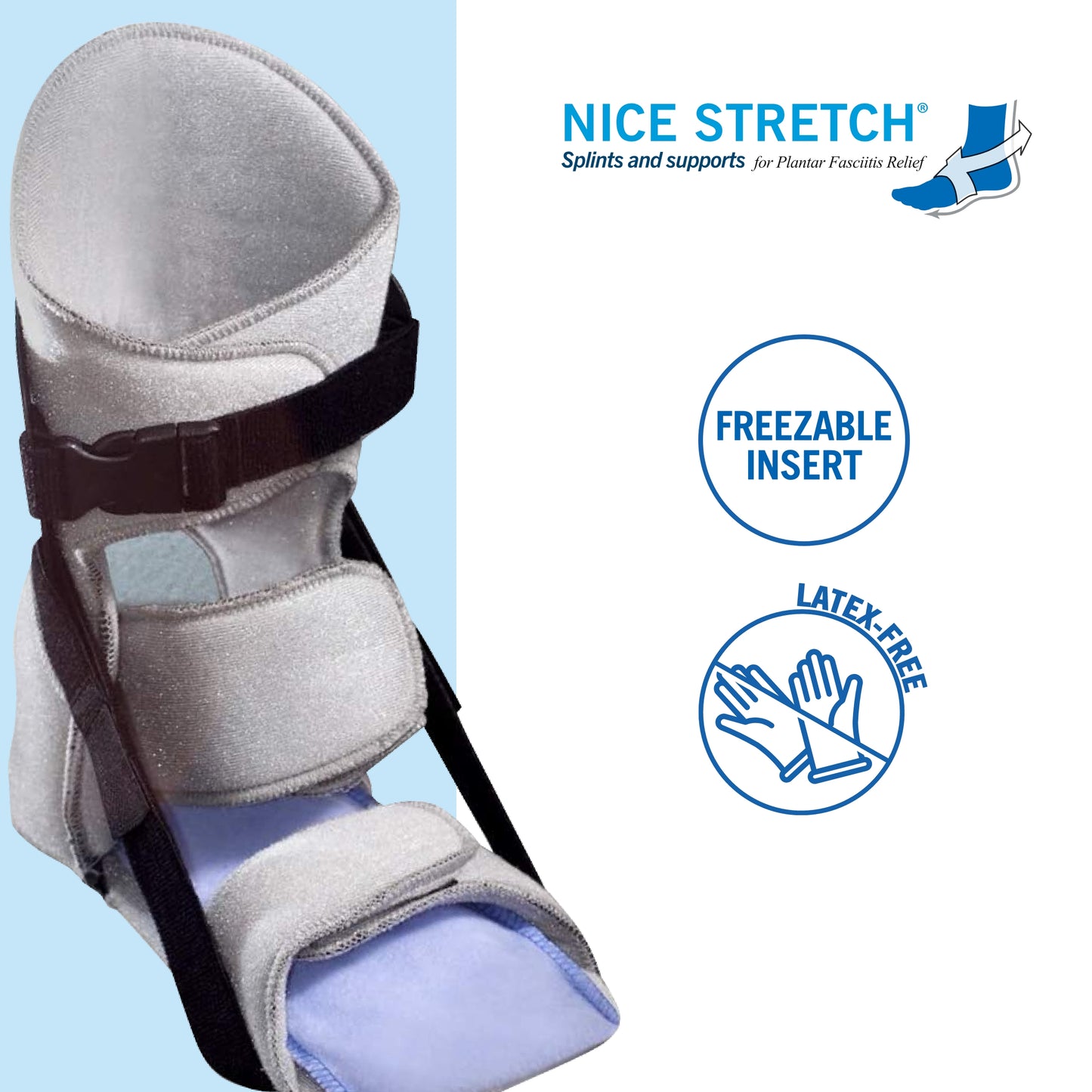 Nice Stretch Original - Plantar Fasciitis Night Splint, Medium