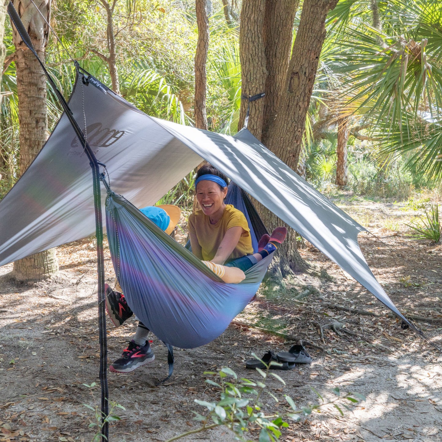 ENO, Eagles Nest Outfitters ProFly Ultralight Hammock Rain Fly Tarp, Green