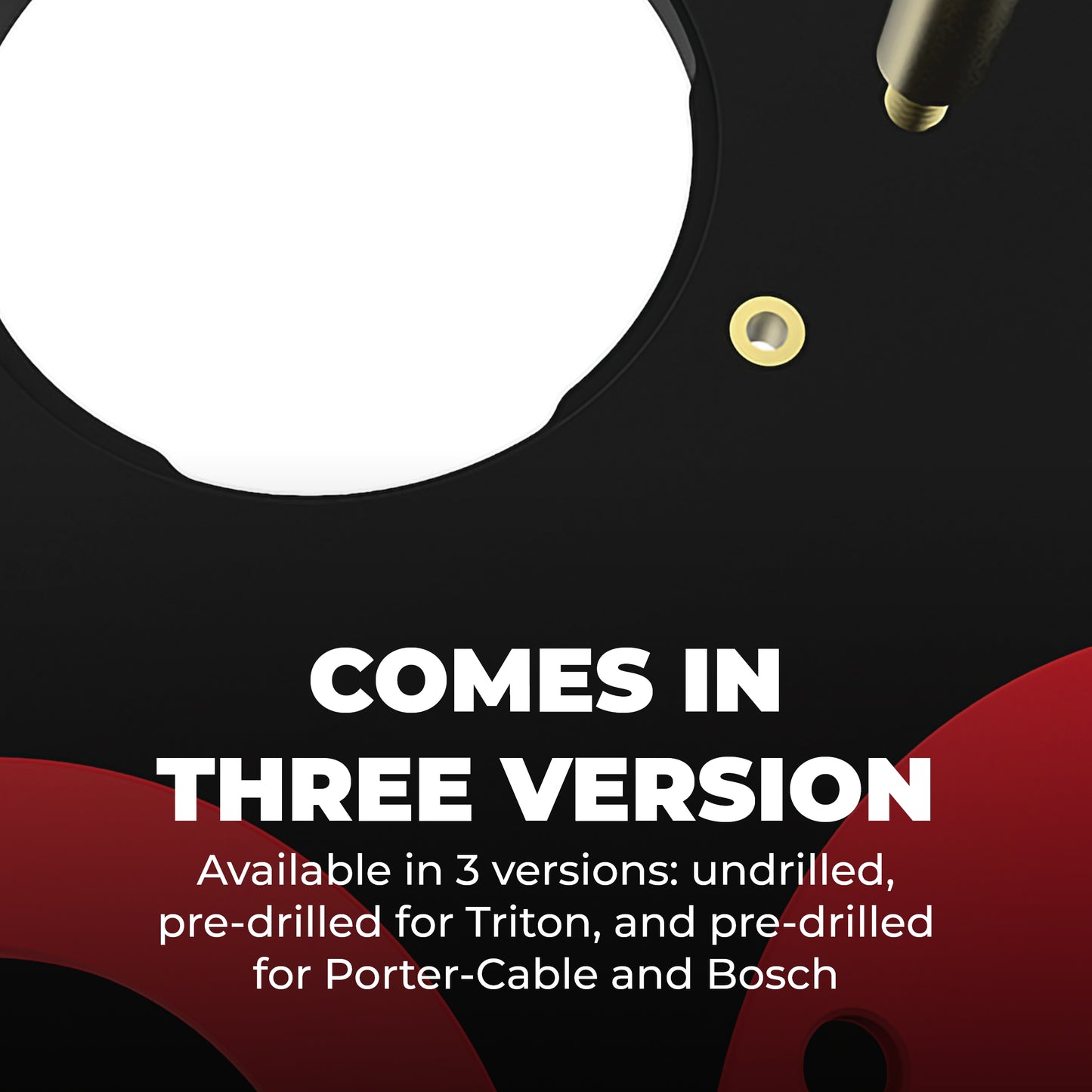 Kreg PRS4034 Precision Router Table Insert Plate w/Level-Loc Rings - Compatible with Triton