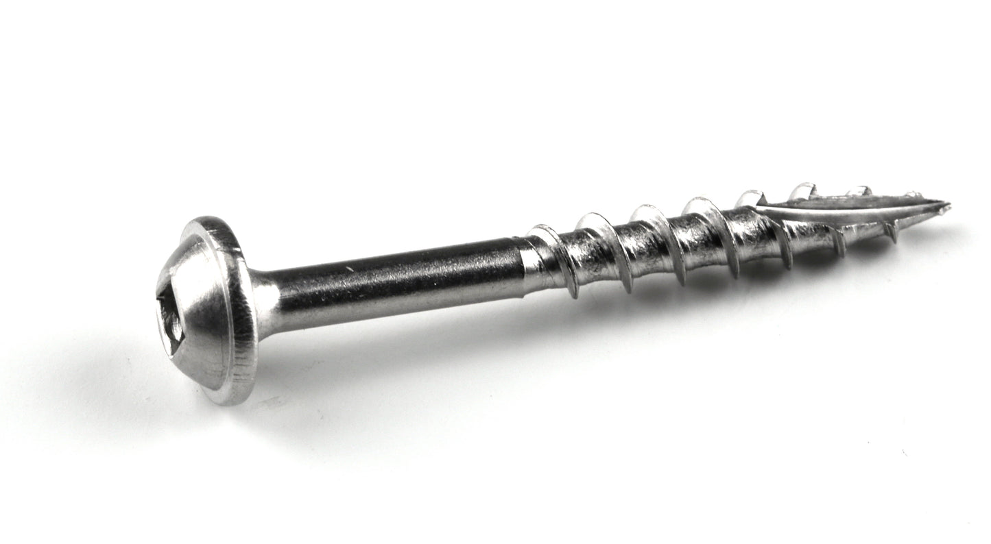 Kreg SML-C150S5-100 305 Stainless Steel Pocket Hole Screws - 1 1/2", 8 Coarse, Washer Head, 100 count