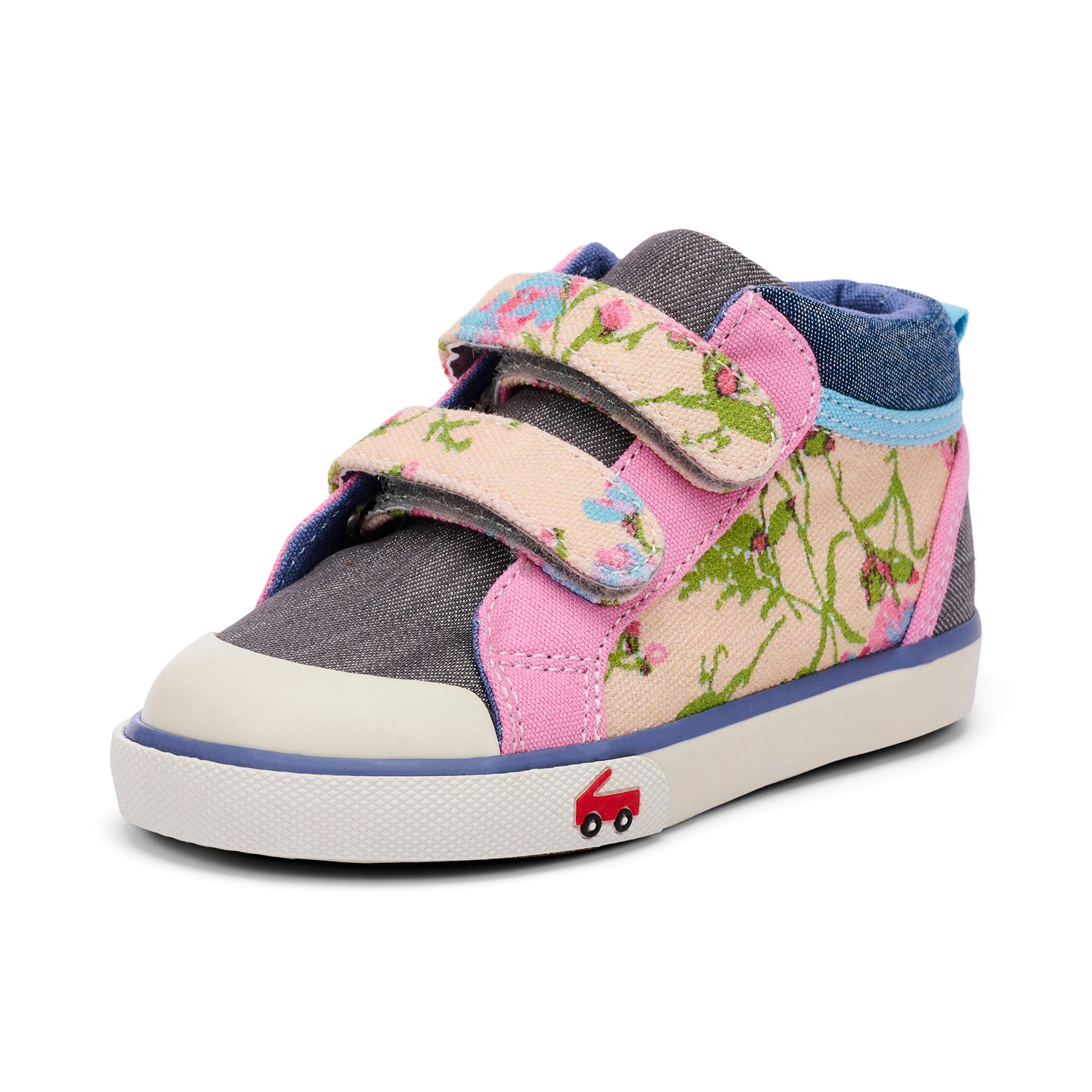 See Kai Run - Kya Sneaker for Toddlers, Beige Floral Mix, 6