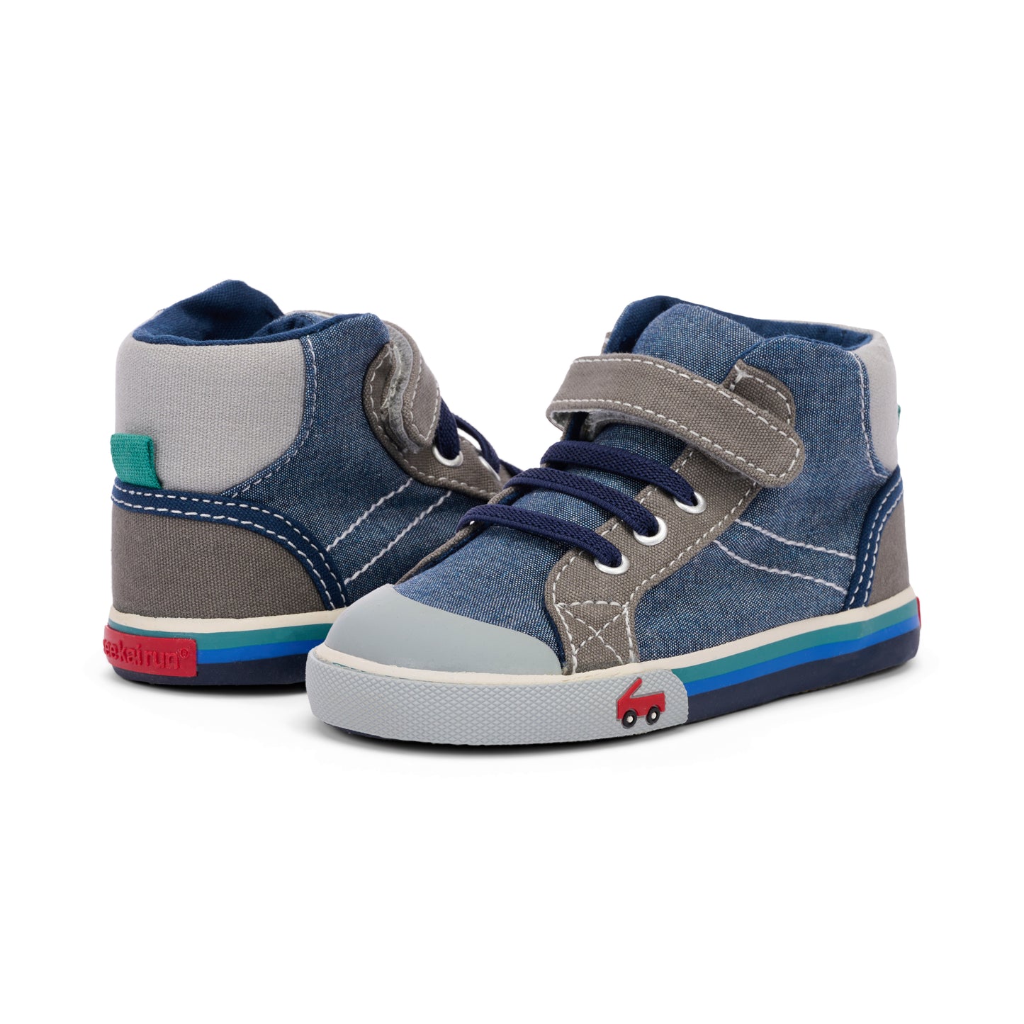 See Kai Run Dane Chambray/Gray 12