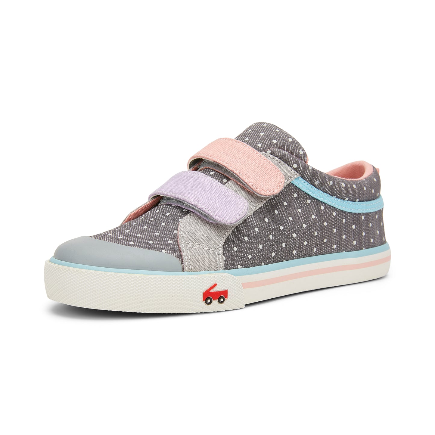 See Kai Run, Robyne Sneakers for Kids, Gray Denim, 13.5 M US Little Kid