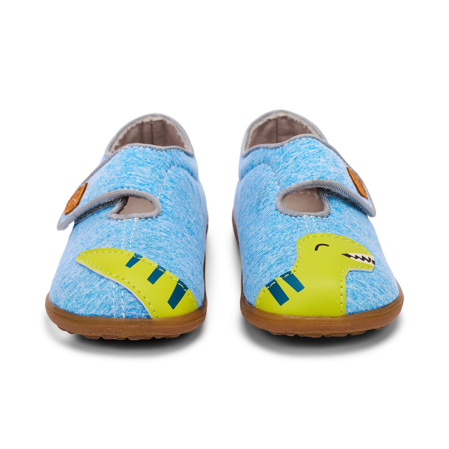 See Kai Run - Cruz II Slipper for Toddlers, Blue Jersey Dino, 5