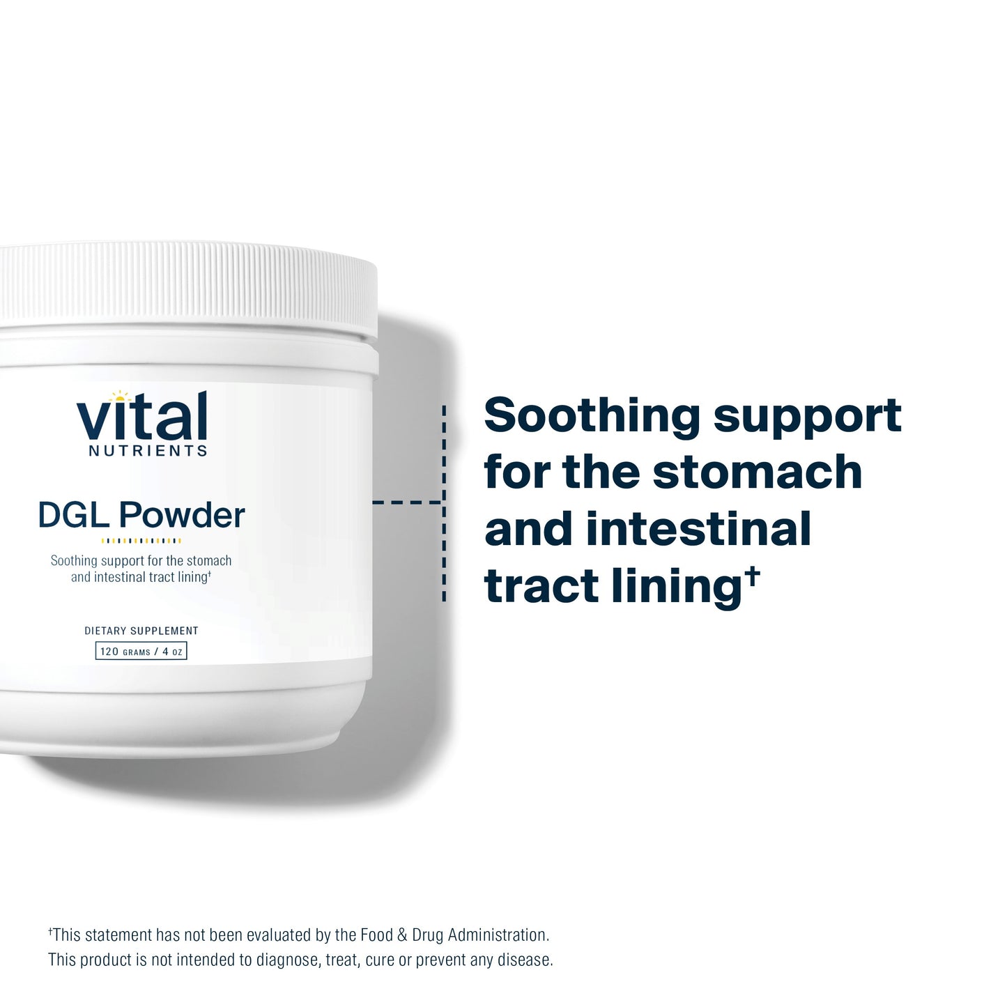 Vital Nutrients - DGL Powder - DGL Licorice Root Supplement - Licorice Extract to Support Healthy Stomach Lining and Digestive Tract - Gluten Free - Vegetarian - 120 Grams per Bottle