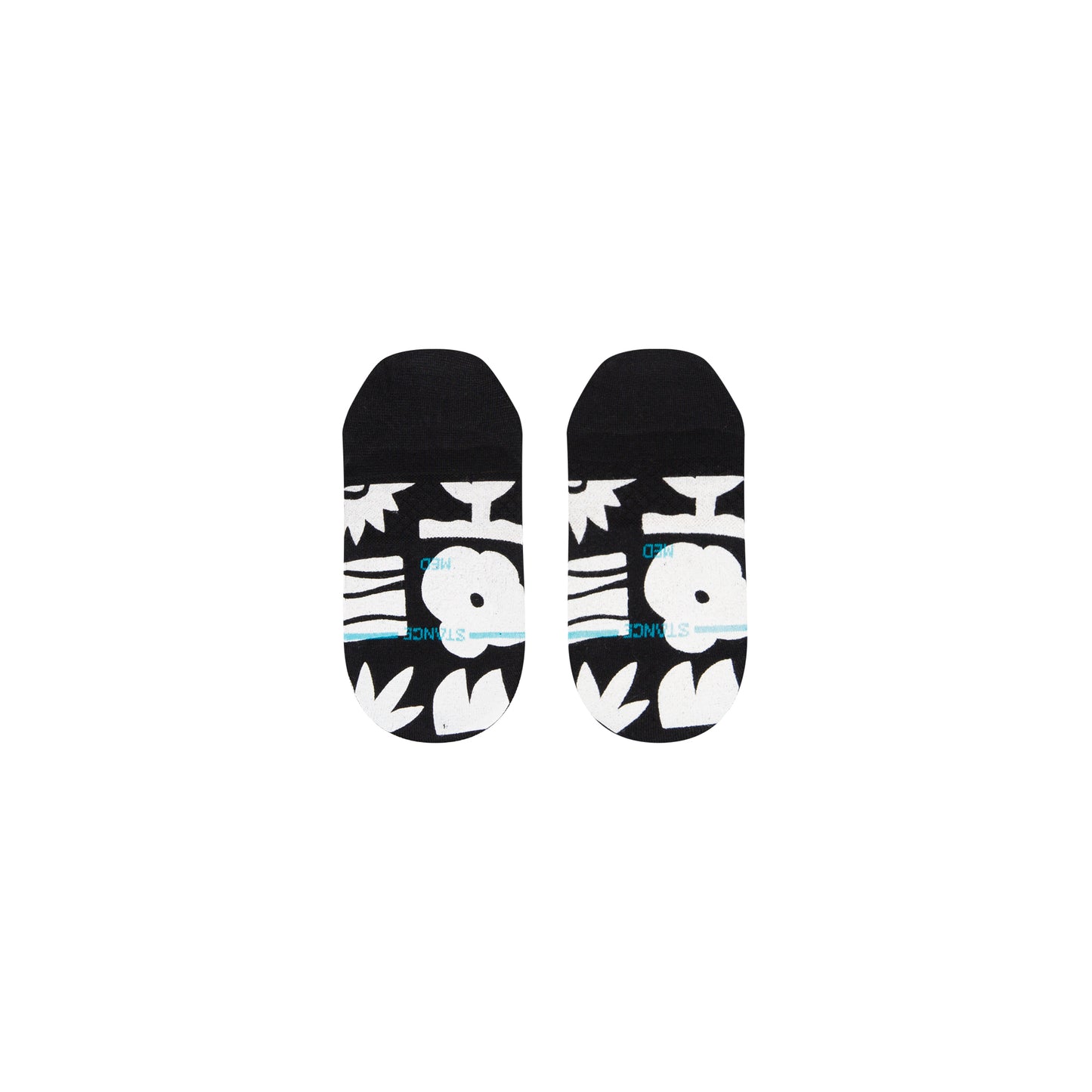 Stance Cut It Out No Show Socks (Small, Black)