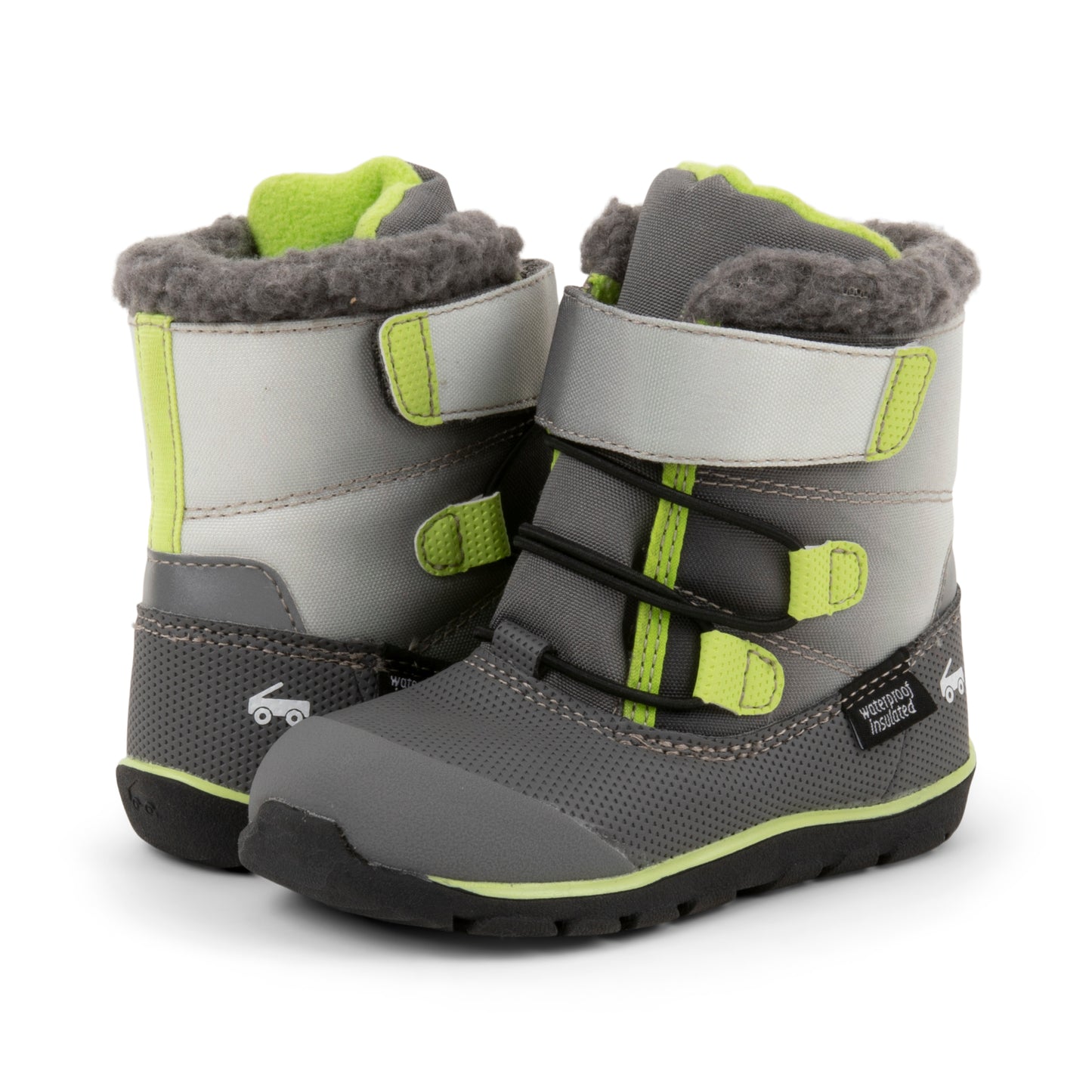See Kai Run - Gilman Waterproof Insulated Boot for Little Kids, Gray/Gradient, Toddler 5