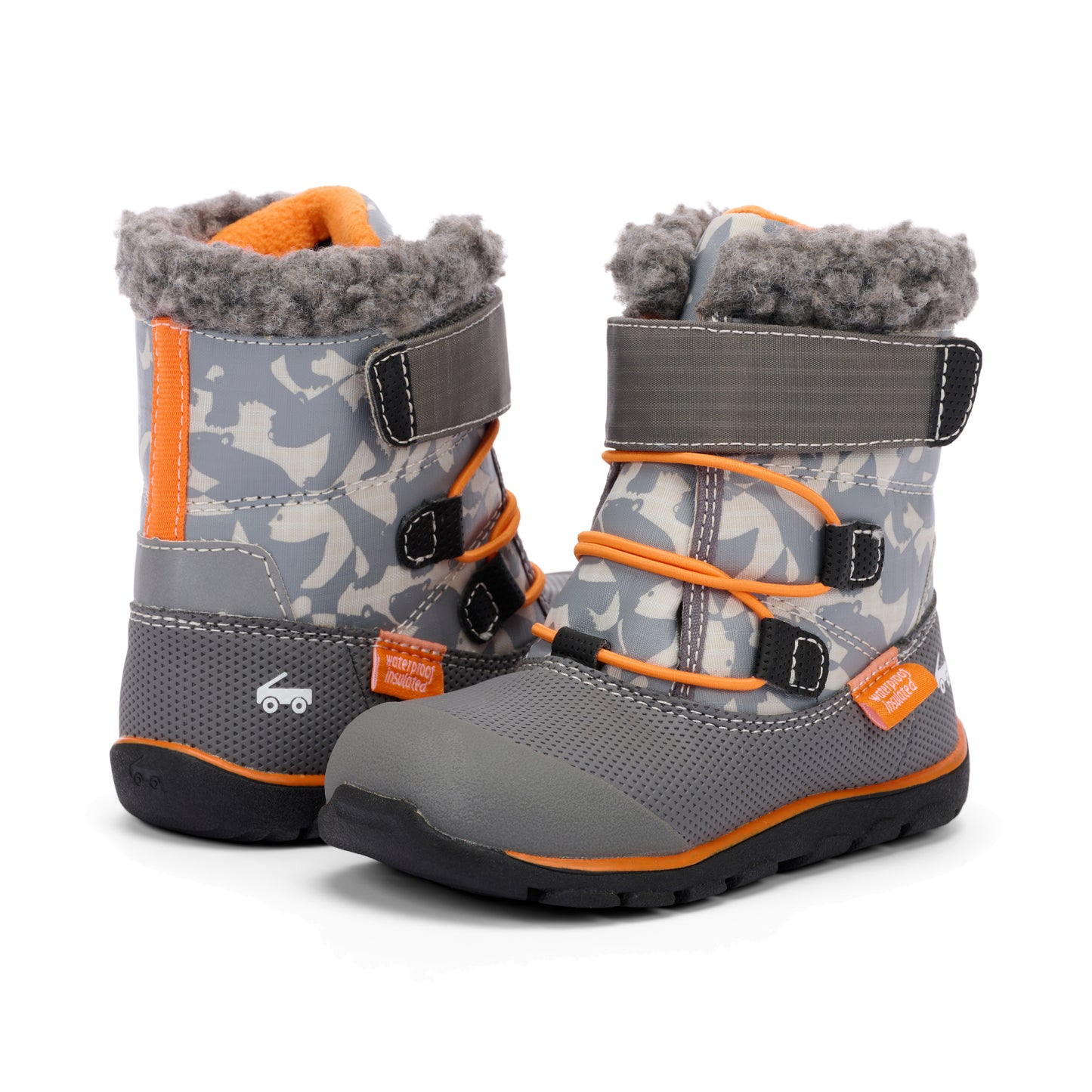 See Kai Run Gilman WP/IN Gray/Polar Bear 10
