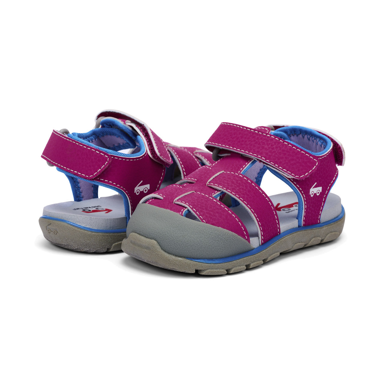 See Kai Run - Wilder Sport Sandal for Little Kids, Berry, 3Y