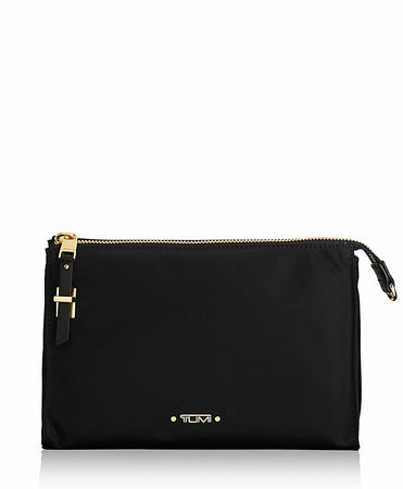 TUMI - Voyageur Basel Small Triangle Pouch - Luggage Accessories Travel Kit for Women - Black