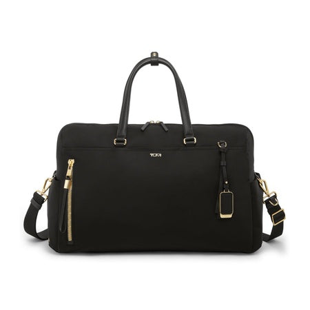 TUMI - Voyageur Venice Duffel - Aesthetic Travel Duffel Bag for Women - Multicompartment Weekender Ladies' Bag - Black/Gold