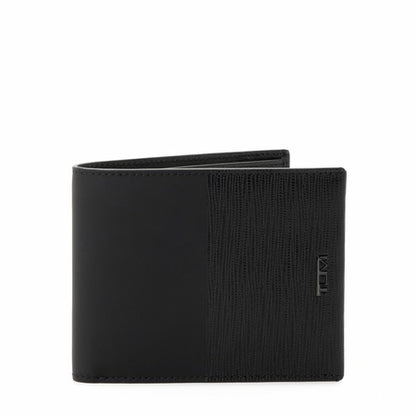 TUMI - Nassau Global Double Billfold Wallet - Card Holder Wallet for Men & Women - With ID Window - Nappa Leather Material - Black/Black