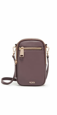 TUMI - Voyageur Katy Leather Crossbody - Dark Mauve