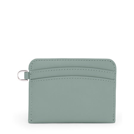 TUMI - Belden Card Case - Women's Premium Slim Leather Wallet - Thyme