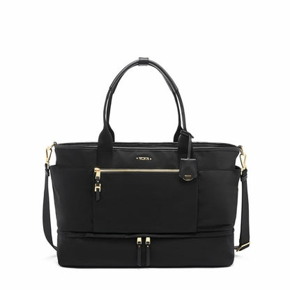 TUMI Voyageur Cleary Weekender Duffel Bag - For Work, Weekend, Day-to-Day, or on the Road - Travel Laptop Satchel for Women - Black