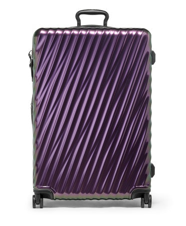 TUMI - 19 Degree Large Expandable Checked Luggage - 4-Wheels - Durable Hard Shell Zipper Expansion Checked Bag - Suitcase - Iridescent Dusk