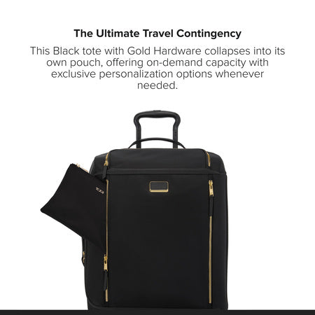 Tumi Unisex Just In Case Medium Tote Black/Gold One Size