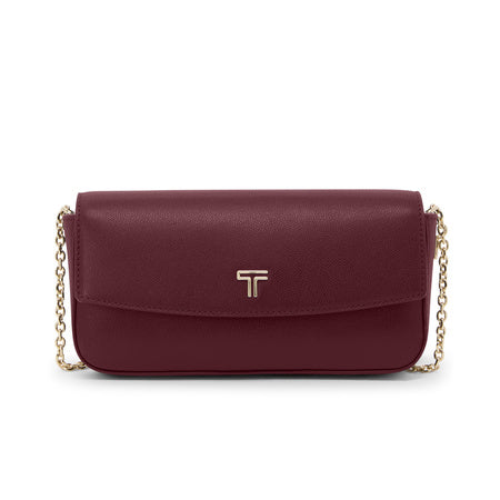 Tumi Womens Wallet On Chain Wine One Size