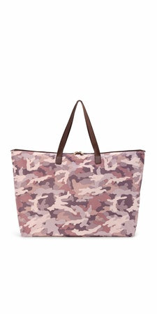 TUMI - Just In Case Tote - Packable Travel Bag - Foldable Travel Tote Bag- Water-Resistant Tote - 14.0" X 23.0" X 9.0" - Camouflage Pink