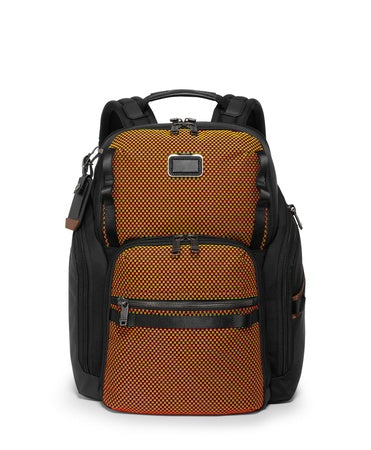 TUMI - Alpha Bravo Search Backpack - Laptop Backpack for Men & Women - Backpack for Work & Travel - 17.0" X 14.0" X 8.3" - Red/Lime Chameleon