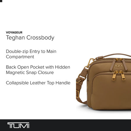 Tumi Womens Teghan Crossbody Copper One Size