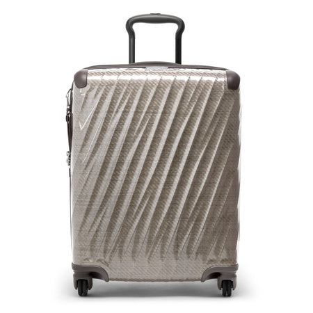 TUMI - 19 Degree Lite 4 Wheel Luggage - Lightweight and Highly Durable, Modern Contour, Hard Shell Men's and Women's Suitcase - 21.75" Large Carry-On, Titanium Grey