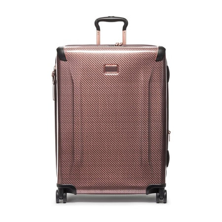 TUMI - Tegra-Lite 4 Wheel Luggage - Highly Durable Suitcase, Flexible Shell, Sleek and Lightweight Men's and Women's Expandable Rolling Bag - Medium Expandable Checked, Blush